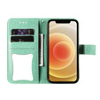 Flip case for Oppo Reno5 Z / A94 / A95 5G, Mandala, green