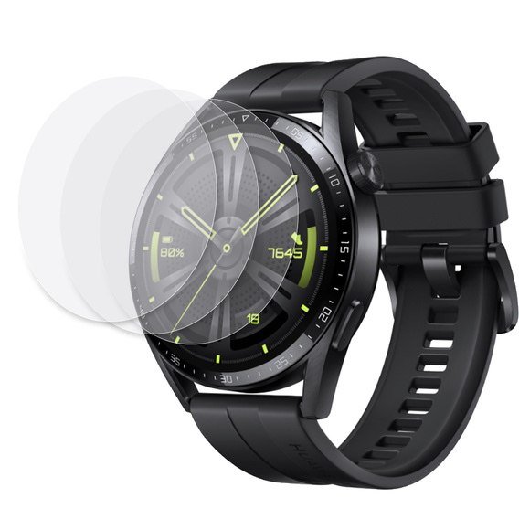 3x ERBORD hydrogel film for Huawei Watch GT 3 46mm