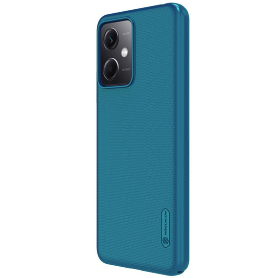 NILLKIN Case for Xiaomi Redmi Note 12 5G / POCO X5 5G, Super Frosted Shield Case, blue