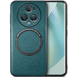 Case for Honor Magic 5 Pro, Leather Hybrid MagSafe, green