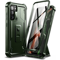 Armored case for Samsung Galaxy S21 FE, Dexnor Full Body, green