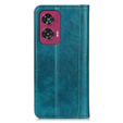 Flip case for Motorola Edge 50 Fusion 5G, Split Leather, green
