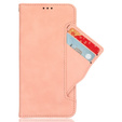 Flip case for Realme C61, Card Slot, pink