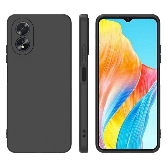 Thin Case for Oppo A38 4G / Oppo A18 4G, Slim, black