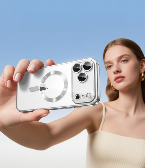 Magnetic case with lens protection for iPhone 17 Pro Max