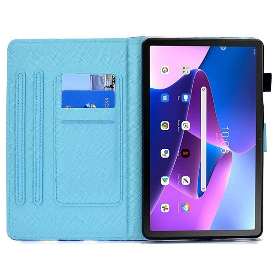 Case for Lenovo Tab M10 Plus 10.6 Gen 3 TB-125F TB-128F, Smartcase, panda