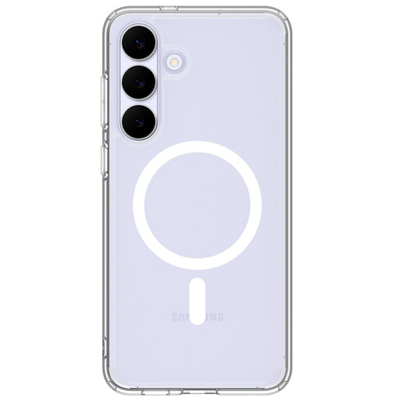 Spigen Ultra Hybrid MagSafe case for Samsung Galaxy S25 Ultra, Clear / White