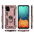 Armor Case for Samsung Galaxy A51, Nox Case Ring, pink rose gold