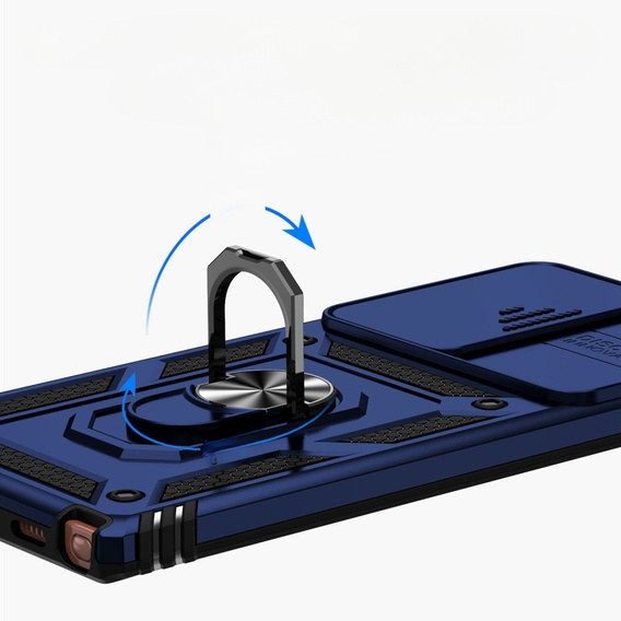 Case for Samsung Galaxy Note 20 Ultra, CamShield Slide, blue