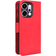 Flap case for Oppo Reno 14, Card Slot, wallet, red