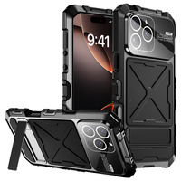 Armored case for iPhone 16 Pro, R-JUST, black