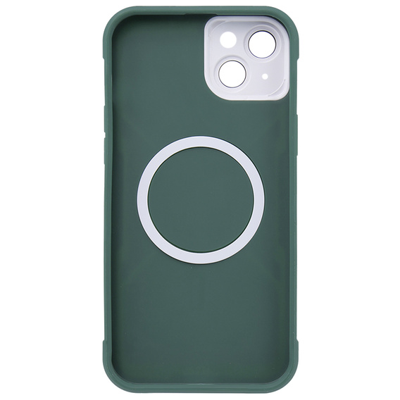 Case for iPhone 15 Plus, ERBORD Armor Mag, green