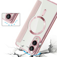 Flip case for Samsung Galaxy S25 Edge, RFID Wallet MagSafe CamShield, pink