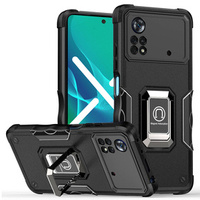 Case for Xiaomi Poco X4 Pro 4G, Dual-Layer Armor, black