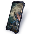 Armored case for ZTE nubia Red Magic 10 Pro+ 5G, Aluminum Alloy, black