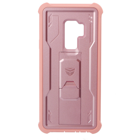Armored case for Samsung Galaxy S9 Plus, Dexnor Full Body, pink rose gold