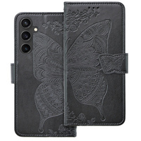 Flip case for Samsung Galaxy S23 FE, Butterfly, black