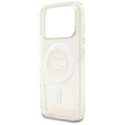Guess IML Glitter Pearl Strap MagSafe Case for iPhone 17 Pro Max