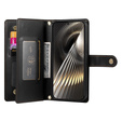 Flip case for Xiaomi Poco X7 Pro 5G, Wallet Zipper Pocket, black