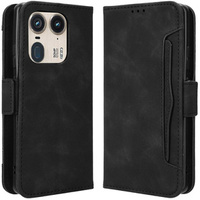 Flip case for Motorola Edge 50 Ultra, Card Slot, black