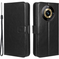Flip case for Realme 11 Pro 5G / Pro+ 5G, Crazy Horse Wallet, black