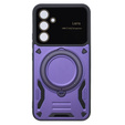 BENKS Kevlar Case for Samsung Galaxy A54 5G, for MagSafe, Carbon Fiber, purple