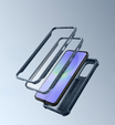 Armored case for Samsung Galaxy A36 5G, Dexnor Full Body (Two Frames), blue