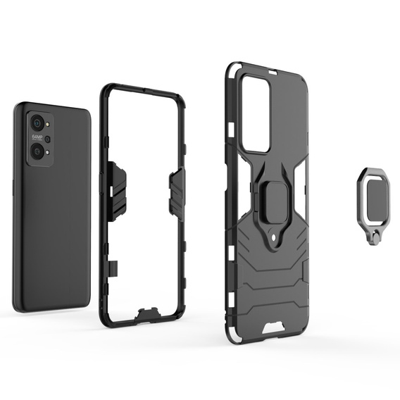 Case for Realme GT 2 5G / GT Neo 2 / GT Neo 3T, Kickstand Ring, blue