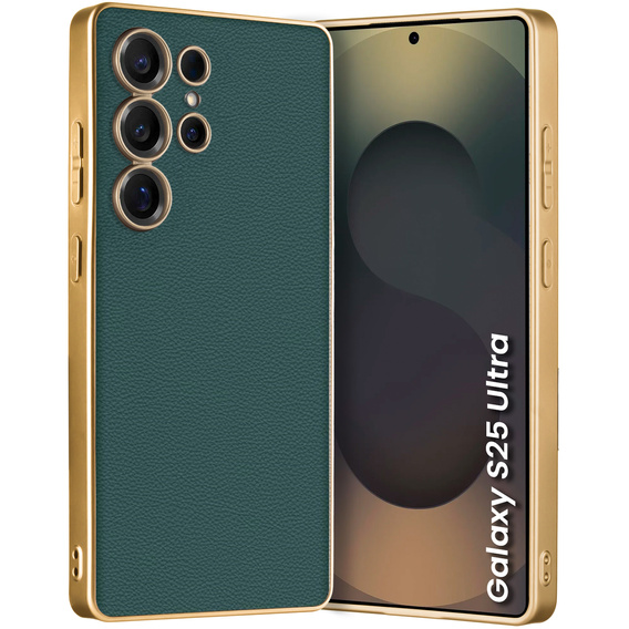 Case for Samsung Galaxy S25 Ultra, GKK Leather, green