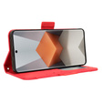 Flip case for Xiaomi Redmi Note 13 Pro+, Card Slot, red
