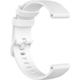 Silicone strap for 18mm do Garmin Vivomove 3S / Vivoactive 4S, White