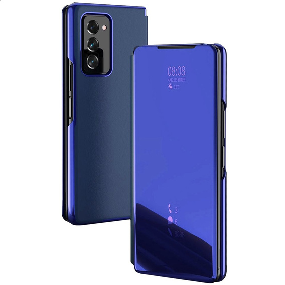 Case for Samsung Galaxy Z Fold 2 5G, Clear View, blue
