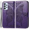 Flip case for Samsung Galaxy A53 5G, Butterfly, purple