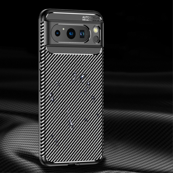 Case for Google Pixel 8 Pro, Carbon Gel, black