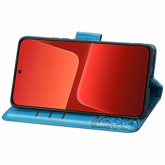 Flip case for Xiaomi 13, Butterfly, blue