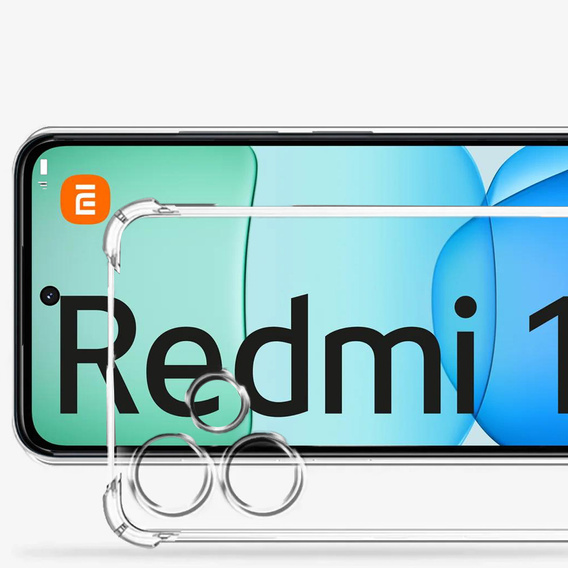 Case for Xiaomi Redmi 13, Dropproof, transparent