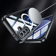 Case for Samsung Galaxy A36 / Samsung Galaxy A56, Shockproof, with glass, for MagSafe, black