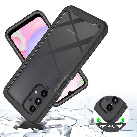 Case for Samsung Galaxy A13 4G, Shockproof, with film, blue