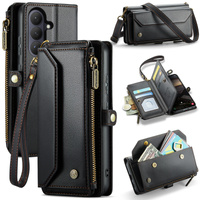 CASEME RFID Leather Wallet Case for Samsung Galaxy S26, black