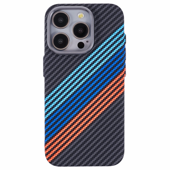 MagSafe's iPhone 13 Pro Max Case, Carbon Fiber, dark blue
