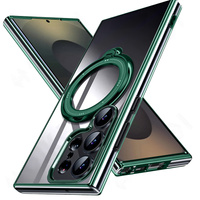 Magnetic Case for Samsung Galaxy S25 Ultra, for MagSafe, green