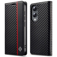 Flap case for Samsung Galaxy S25 Edge, Carbon LC.IMEEKE, black