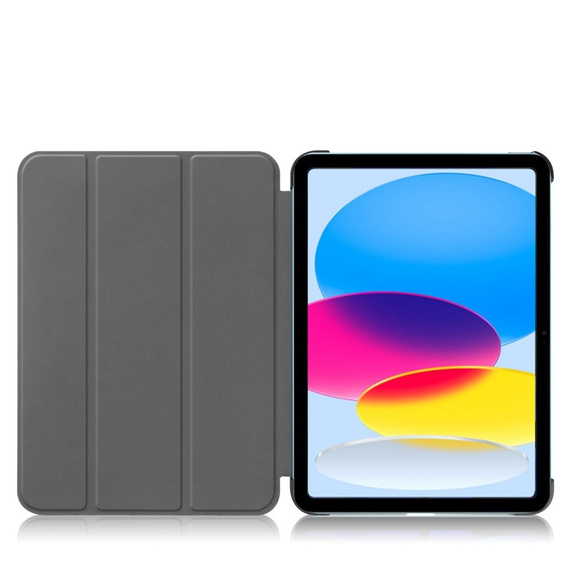 Case for iPad 10.9 2022 10 Gen, Smartcase with stylus space, black
