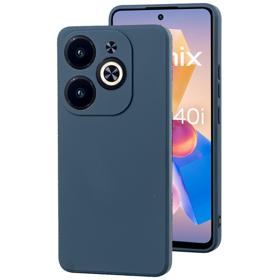 Case for Infinix Hot 40i, Silicone Lite, blue