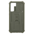Armored case for Samsung Galaxy S21 FE, Dexnor Full Body, green
