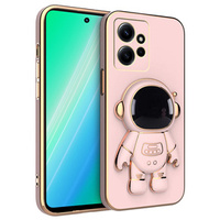 Case for Xiaomi Redmi Note 12 4G, Astronaut, pink rose gold