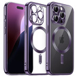 Case for iPhone 16 Pro, Electro MagSafe, purple + Screen Glass