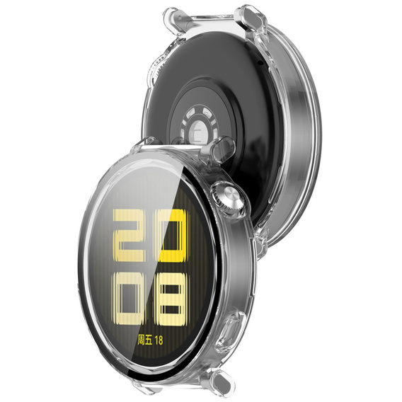 2in1 Case + Tempered Glass for Huawei Watch GT 5 Pro 42mm, transparent