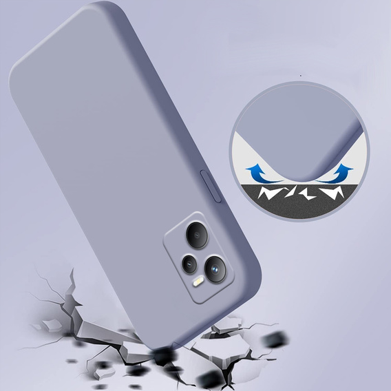 Case for Realme C35, Silicone Lite, lavender