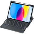 Keyboard case for iPad 11" 2025 A16 (11 gen.) / iPad 10.9" 2022 (10 gen.), Rotary 360° Leather, black